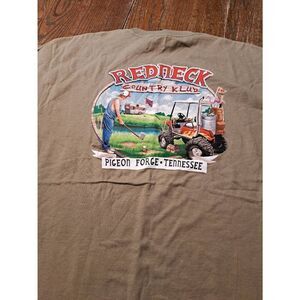 Duck Co Pigeon Forge Tee Large Redneck Country Klub Funny Beer Shirt Unisex